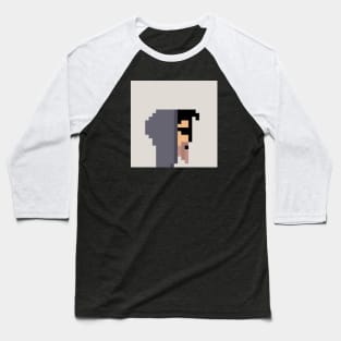 Hooded Visionary / Pixel Art / ToolCrypto #38 NFT Baseball T-Shirt